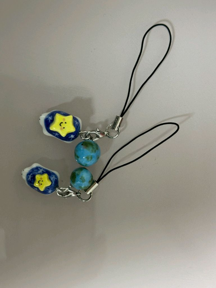 거북이 키링(별을 업은 거북이 with 지구)--2