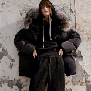 타임 디테쳐블 구스다운 퍼 점퍼 패딩