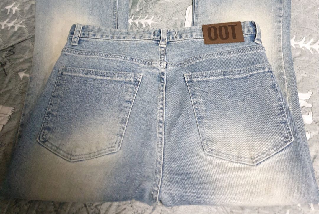 OOT 빈티지 워싱 슬림핏 바디쉐이퍼 부츠컷 데님팬츠 (L)--2