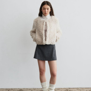 마그넷아카이브 soft fur jacket 소프트 퍼자켓 아이보리