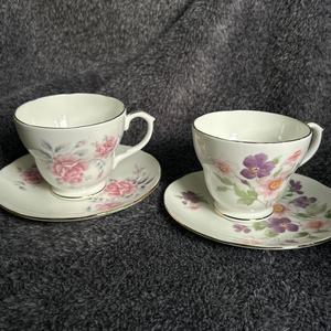 빈티지 영국 더치스 더체스 duchess 커피잔 찻잔 2조