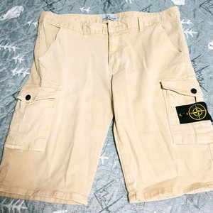스톤아일랜드 스판 카고 반바지 베이지 (34)