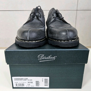 파라부트 아비뇽 그레인레더 블랙 uk5.5 새제품