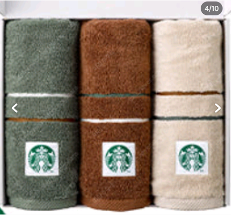 스타벅스/타월/참/베어리스타/3단우산--3