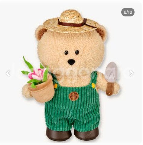 스타벅스/타월/참/베어리스타/3단우산--4