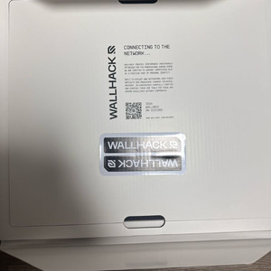 WALLHACK SP-004A 블랙 유리패드 새제품