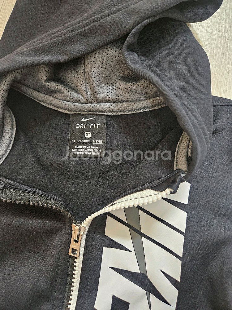 나이키 후드집업 상하복 세트 3T 100~110정도 (약기모) 택O, 새상품--2