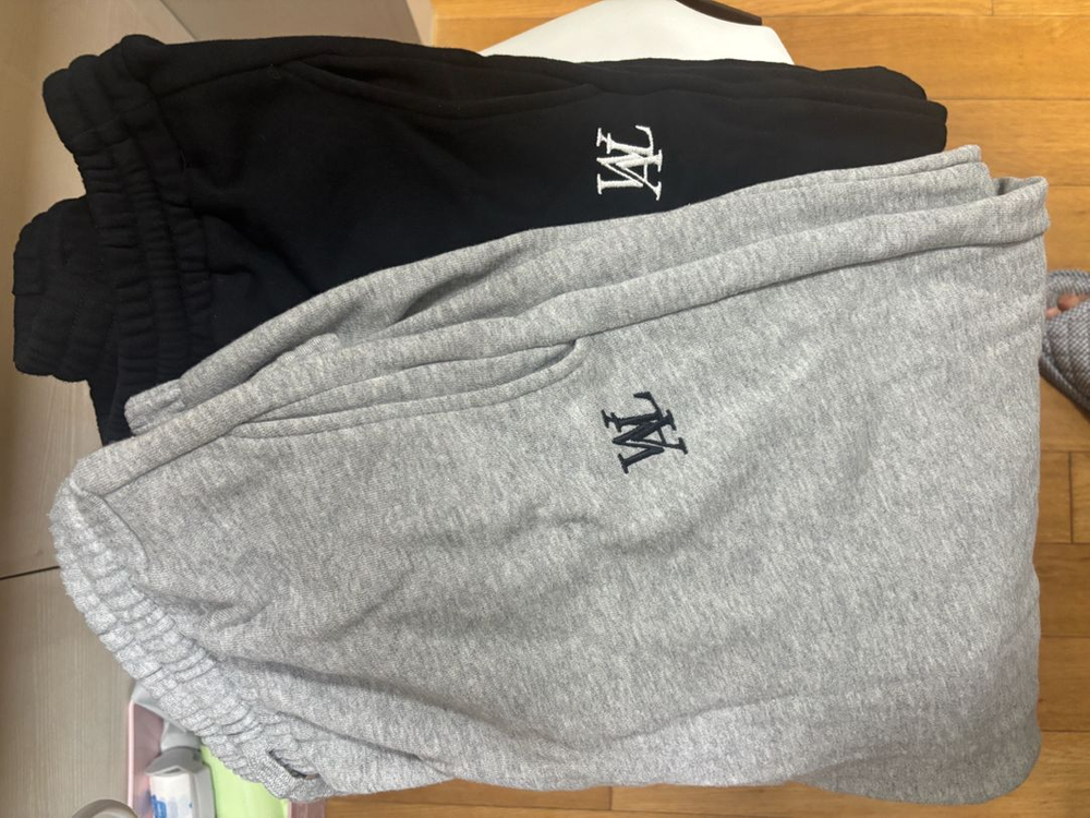 거의 새상품)우알롱 시그니처 조거팬츠 s 이미지