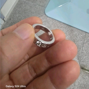 불가리스타일 실버큐빅반지