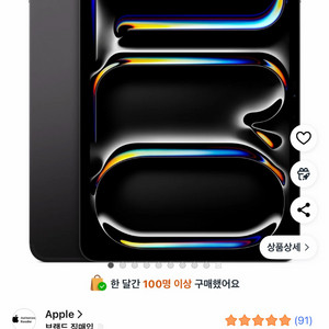 아이패드 프로 M5 11인치 256 셀룰러 블랙