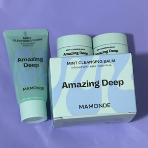 (미니2개+클렌징폼) 마몽드 어메이징딥 민트 클렌징밤 90ml