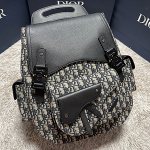 [ OS ] 디올 오블리크 새들 갤럽 맥시 힛더로드 플랩 백팩