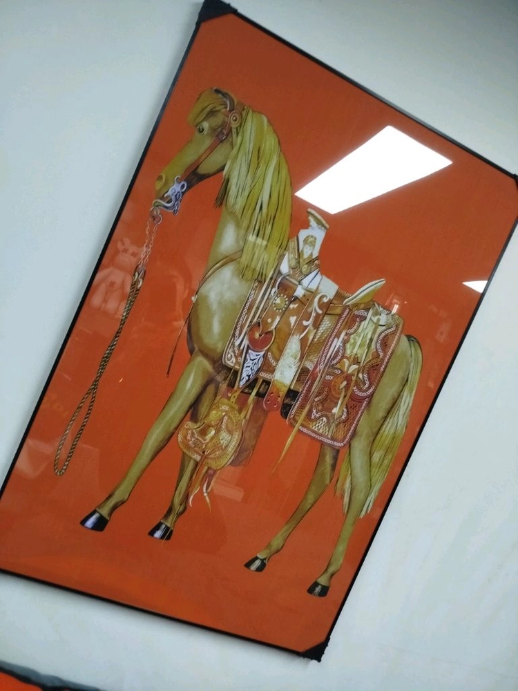 에르메스그림 에르메스액자 말그림 승마그림 대형 그림액자 그림 액자 팝아트 인테리어소품 명품그림 명품액자 에르메스가방 이미지
