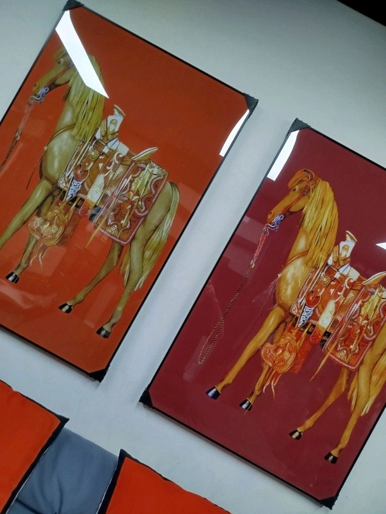 에르메스그림 에르메스액자 말그림 승마그림 대형 그림액자 그림 액자 팝아트 인테리어소품 명품그림 명품액자 에르메스가방 이미지