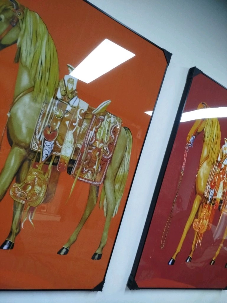 에르메스그림 에르메스액자 말그림 승마그림 대형 그림액자 그림 액자 팝아트 인테리어소품 명품그림 명품액자 에르메스가방 이미지