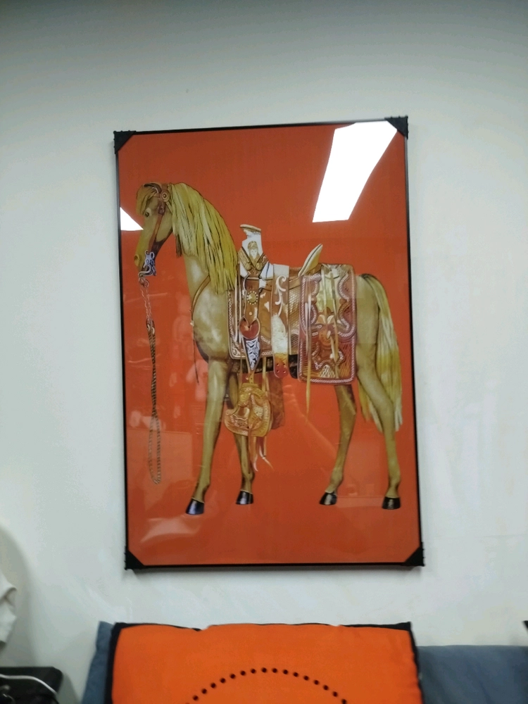 에르메스그림 에르메스액자 말그림 승마그림 대형 그림액자 그림 액자 팝아트 인테리어소품 명품그림 명품액자 에르메스 백 이미지