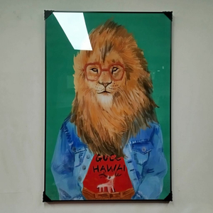 구찌 호랑이그림 사자그림 유화그림 구찌신발 대형 그림액자 그림 액자 팝아트 인테리어소품 명품그림 명품액자 동물그림 이미지