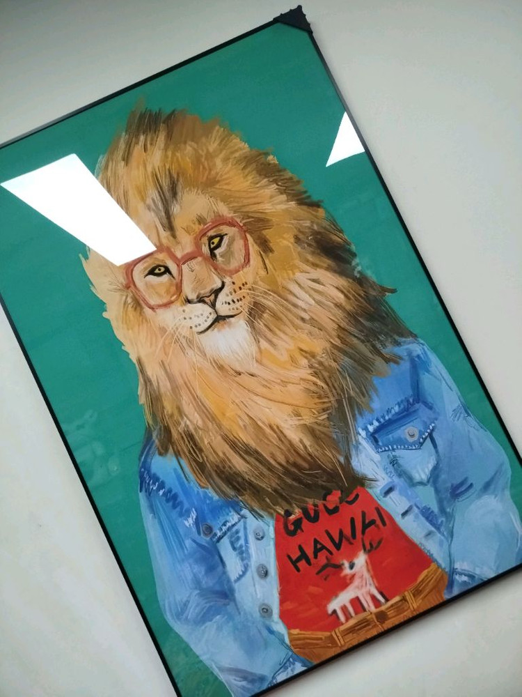 구찌 호랑이그림 사자그림 유화그림 구찌신발 대형 그림액자 그림 액자 팝아트 인테리어소품 명품그림 명품액자 동물그림 이미지