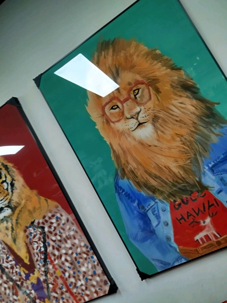 구찌 호랑이그림 사자그림 유화 꽃 구찌신발 대형 그림액자 그림 액자 팝아트 인테리어소품 명품그림 명품액자 동물그림 이미지