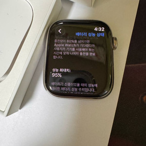 애플워치9 실버 스테인리스 45mm 애케플 26년5월28일