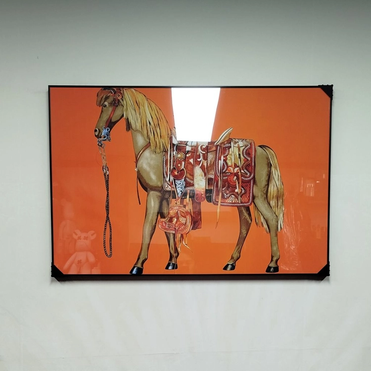 에르메스 말그림 말액자 승마그림 승마액자 대형 그림액자 그림 액자 팝아트 인테리어소품 명품그림 명품액자 동물그림 이미지
