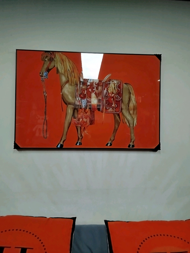 에르메스 말그림 말액자 승마그림 승마액자 대형 그림액자 그림 액자 팝아트 인테리어소품 명품그림 명품액자 동물그림 이미지