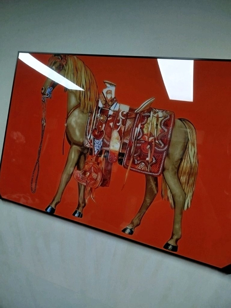 에르메스 말그림 말액자 승마그림 승마액자 대형 그림액자 그림 액자 팝아트 인테리어소품 명품그림 명품액자 동물그림 이미지