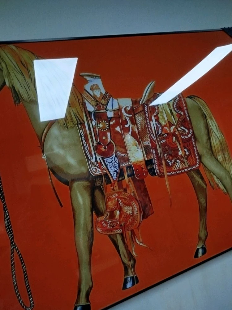 에르메스 말그림 말액자 승마그림 승마액자 대형 그림액자 그림 액자 팝아트 인테리어소품 명품그림 명품액자 동물그림 이미지
