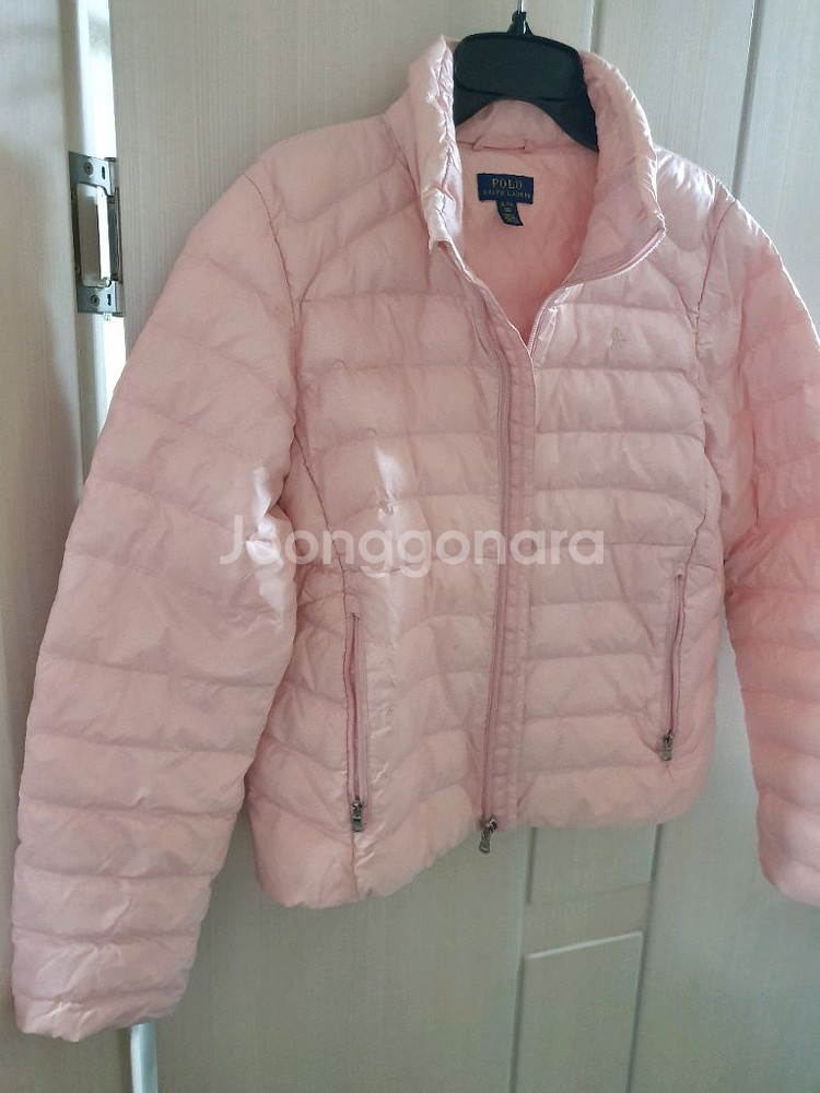 폴로 랄프로렌 경량 패딩 XL(16) 핑크 점퍼 자켓 걸즈 주니어 여성--2