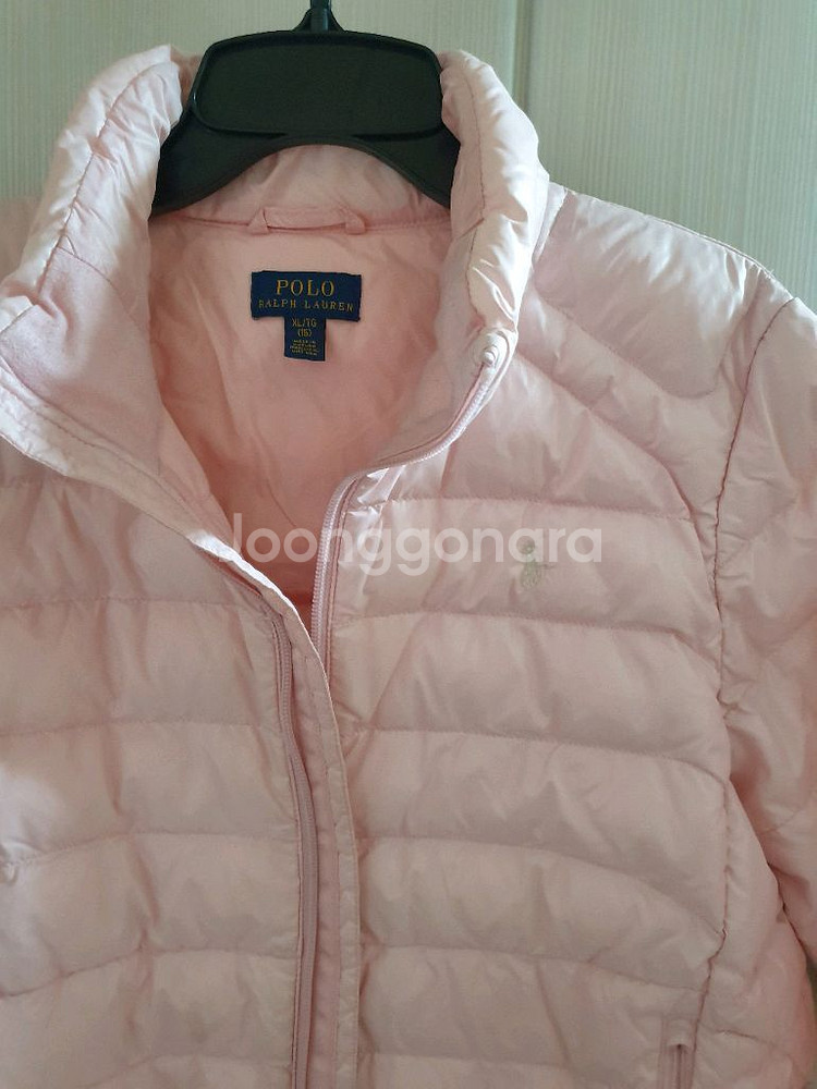 폴로 랄프로렌 경량 패딩 XL(16) 핑크 점퍼 자켓 걸즈 주니어 여성--4