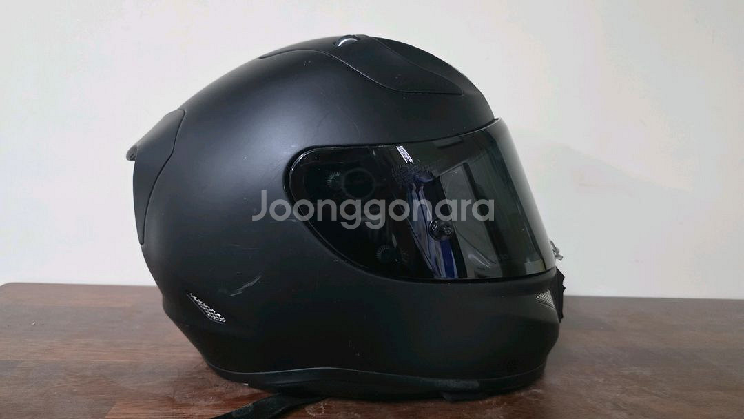 홍진 알파11 블랙무광 L사이즈 +추가쉴드 팝니다--4