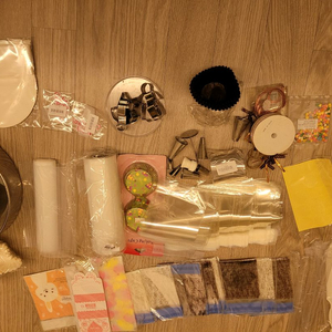 생일케이크 파티용품 세트및베이킹도구들