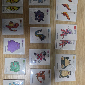 포켓몬 띠부띠부씰 (일괄) 이미지