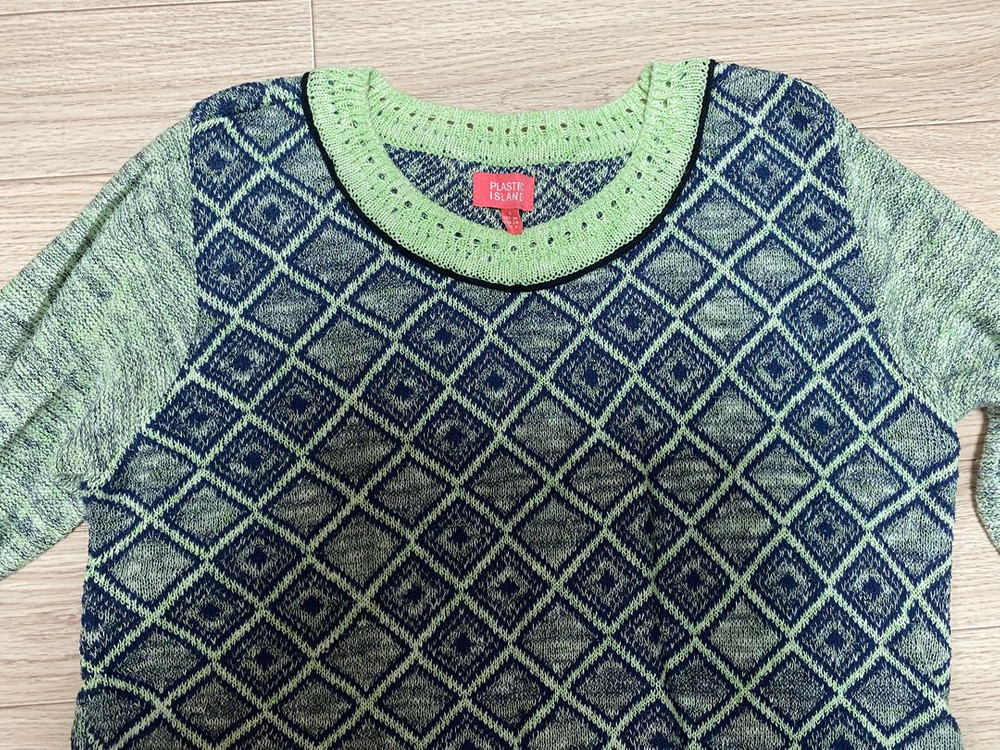 플라스틱아일랜드 니트 원피스 55--2