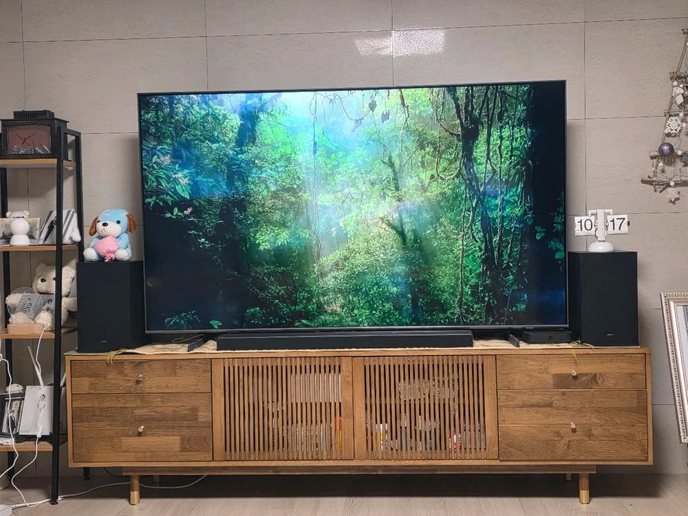 삼성 75인치 QLED + 사운드바 - 안심되는 중고거래
