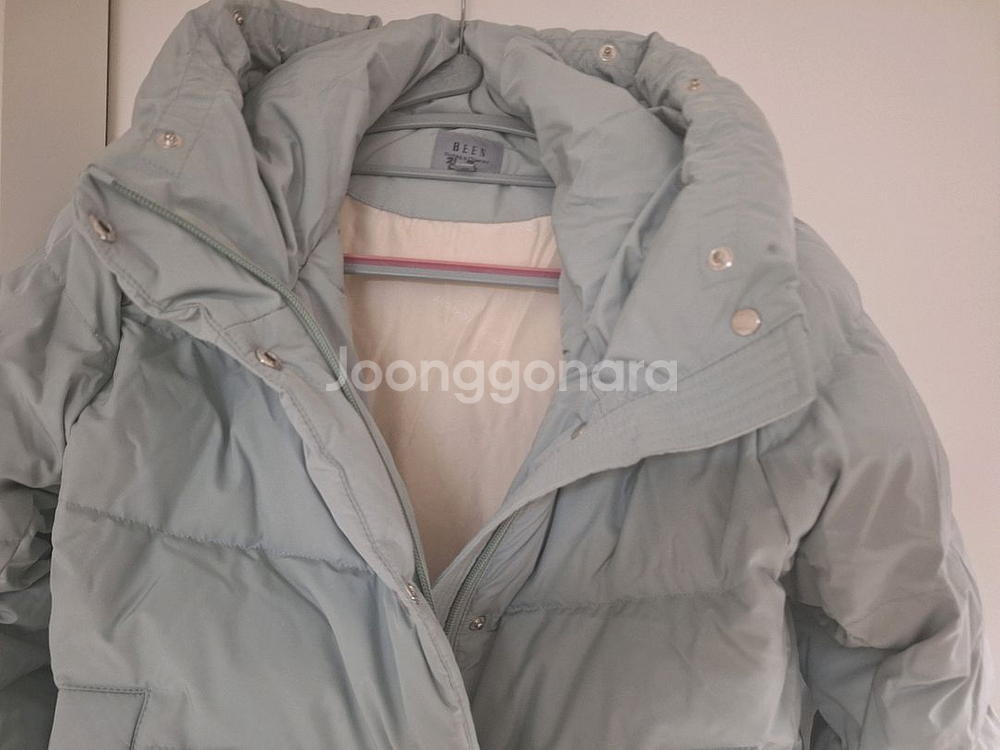 BEEN 빈 디터처블 민트 덕다운패딩 145사이즈--1