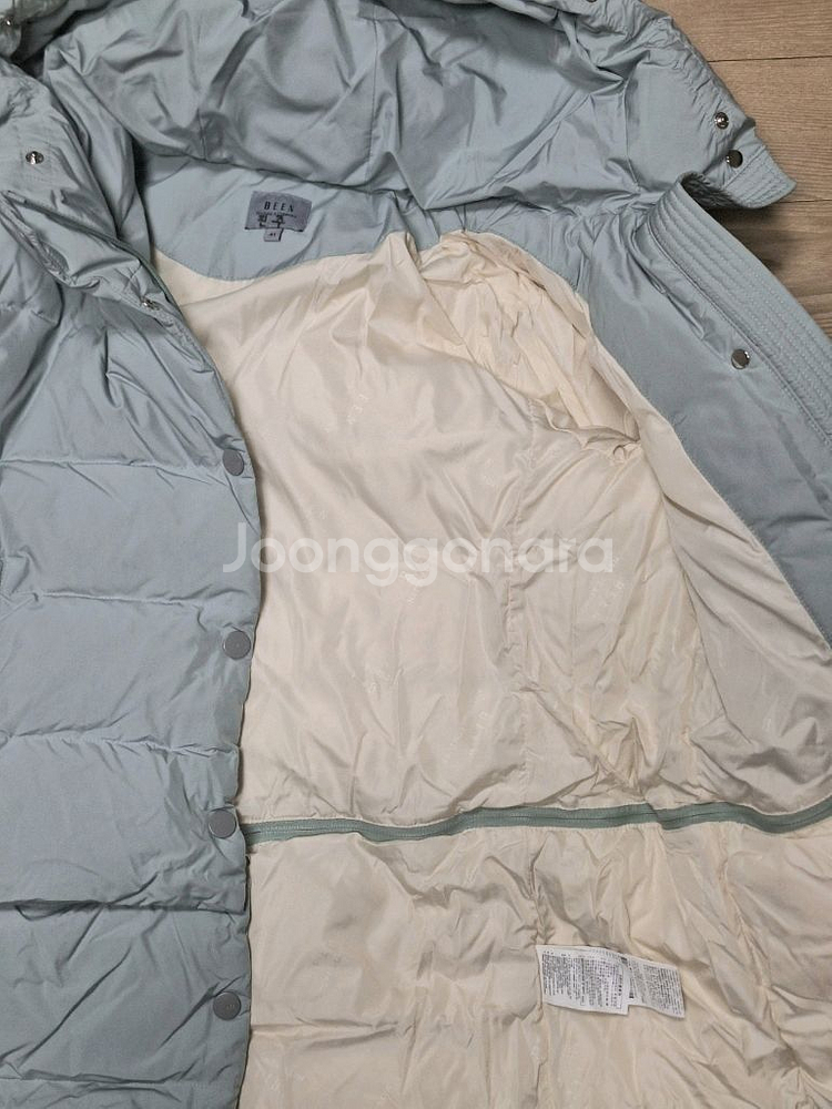 BEEN 빈 디터처블 민트 덕다운패딩 145사이즈--5