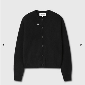 토니웩 알파카 가디건 블랙 L