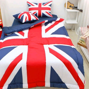 유니언잭 영국국기 (슈퍼싱글) 순면 이불 팝니다.