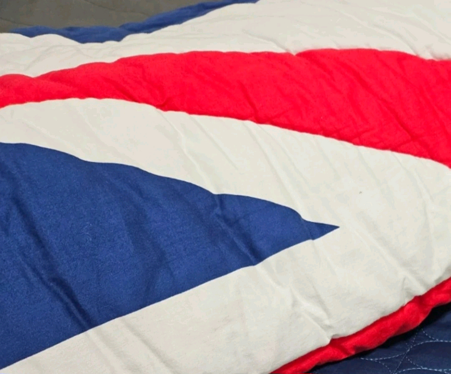 유니언잭 영국국기 (슈퍼싱글) 순면 이불 팝니다.--1