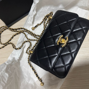 샤넬 시즌 공방골든플랩백 미니