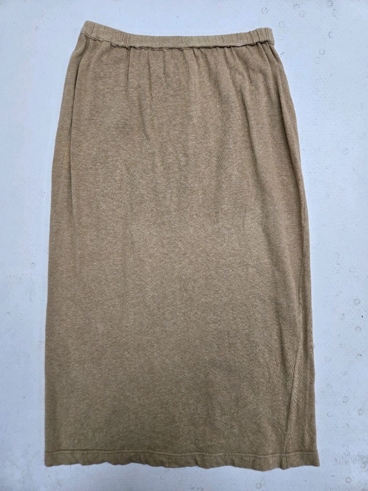 꼼데가르송 베이지 밴딩 스커트--2