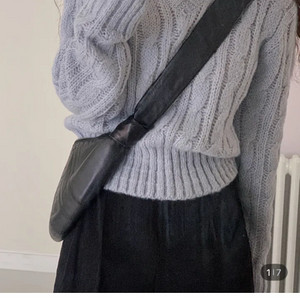 유리에 라떼 알파카 카라 니트 소라 유이니 니어웨어 메이비메이비