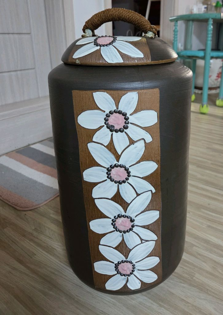 숨쉬는 도자기 쌀항아리 20kg--1