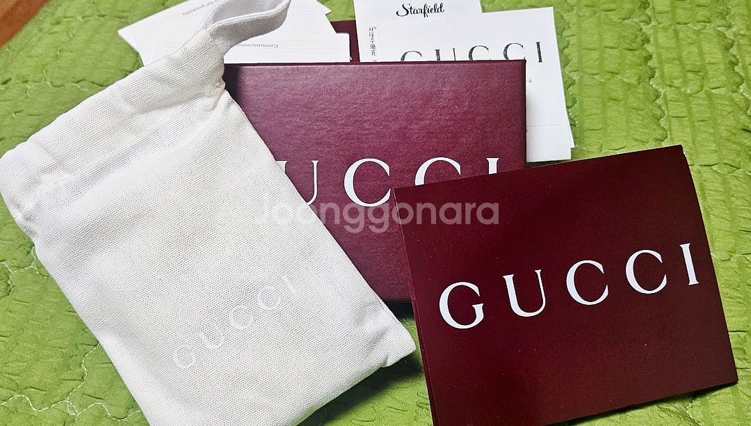 꾸찌 마몽 카드지갑 (스타필드 꾸찌 매장 정품)--2