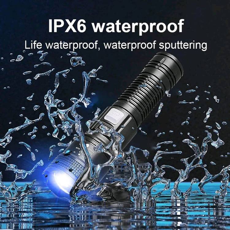 새상품) C충전식 고사양후레쉬 손전등 랜턴 렌턴 방수--2