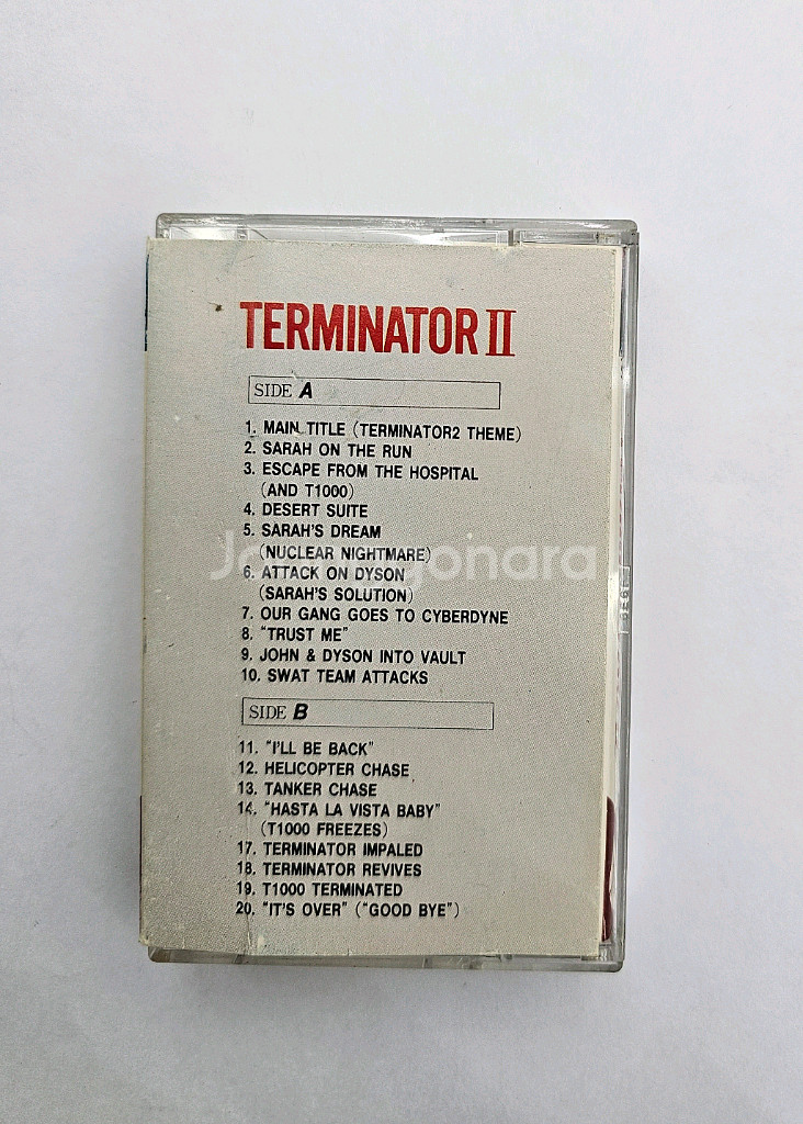 테러미네이터2 사운드트랙 카세트테이프--2