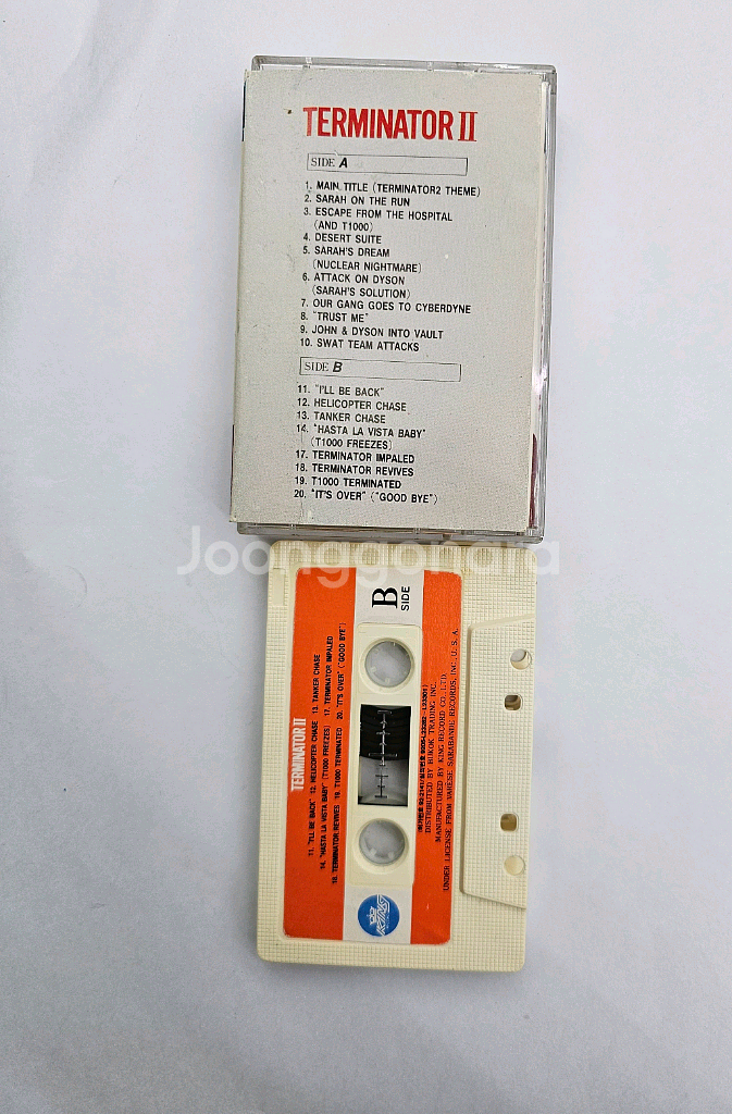 테러미네이터2 사운드트랙 카세트테이프--3