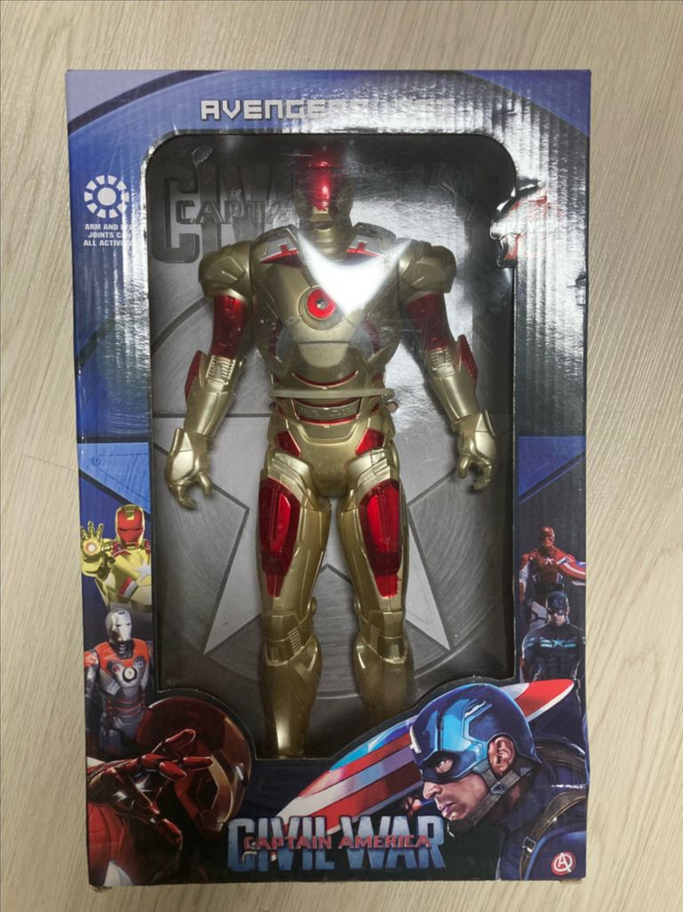 CGV 마블 어벤져스 시빌워 아이언맨 액션 피규어 세트 (미개봉)--1