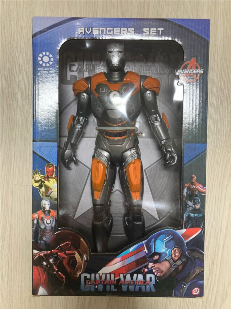CGV 마블 어벤져스 시빌워 아이언맨 액션 피규어 세트 (미개봉)--2